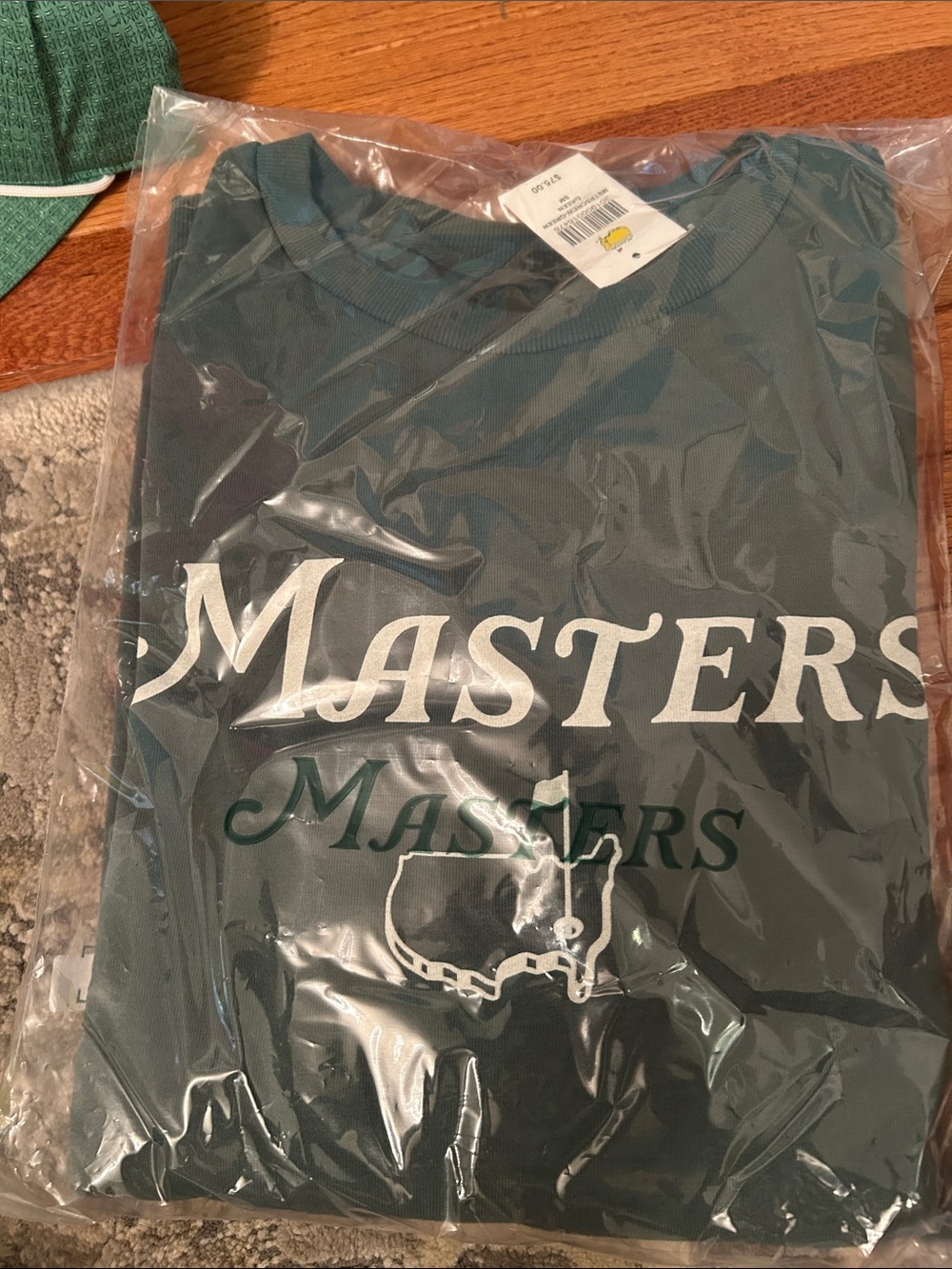 Masters Dark Green Logo Crewneck Sweatshirt